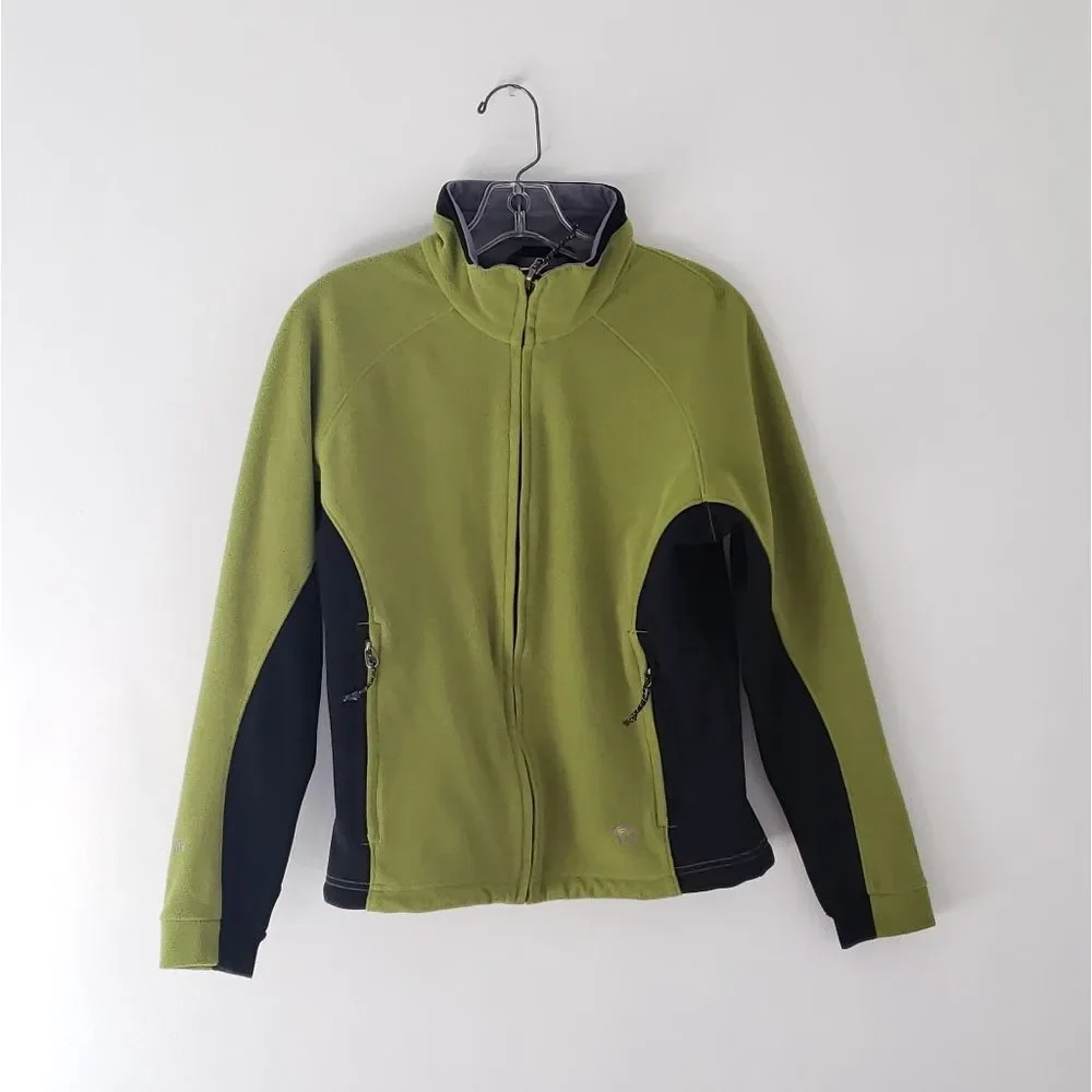 Mountain Hardwear Windstopper Full Zip Fleece Outdoors Granola Women Small
